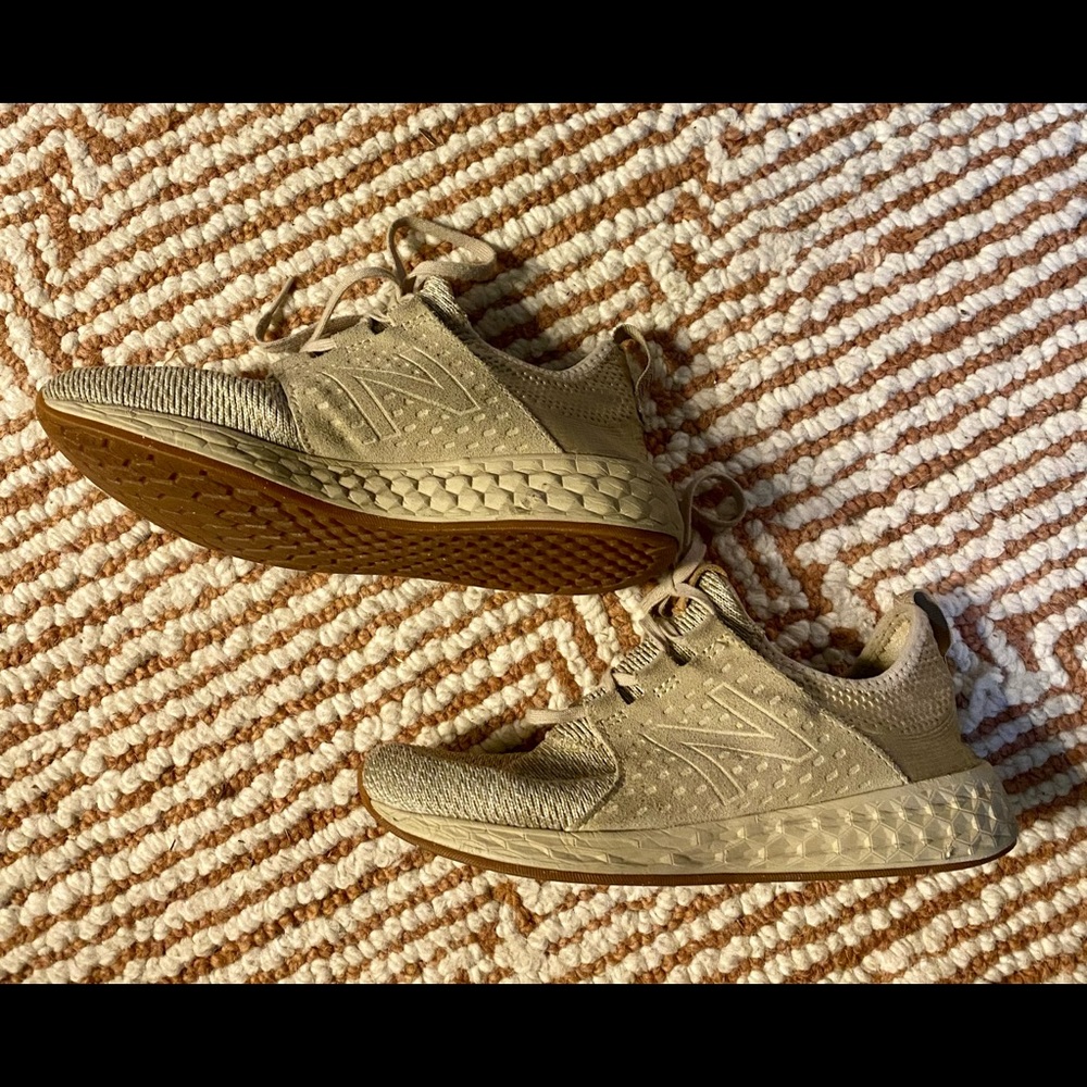 Women’s New Balance Tan Sneakers Size 8.5